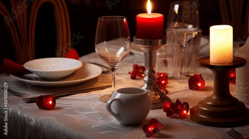 christmas table setting generated by AI