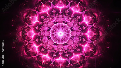 abstract purple fractal background