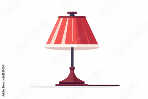 table lamp vector flat minimalistic isolated vector style illustration