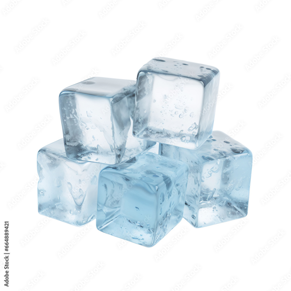 ice cubes isolated on transparent background ice cubes isolated on transparent background