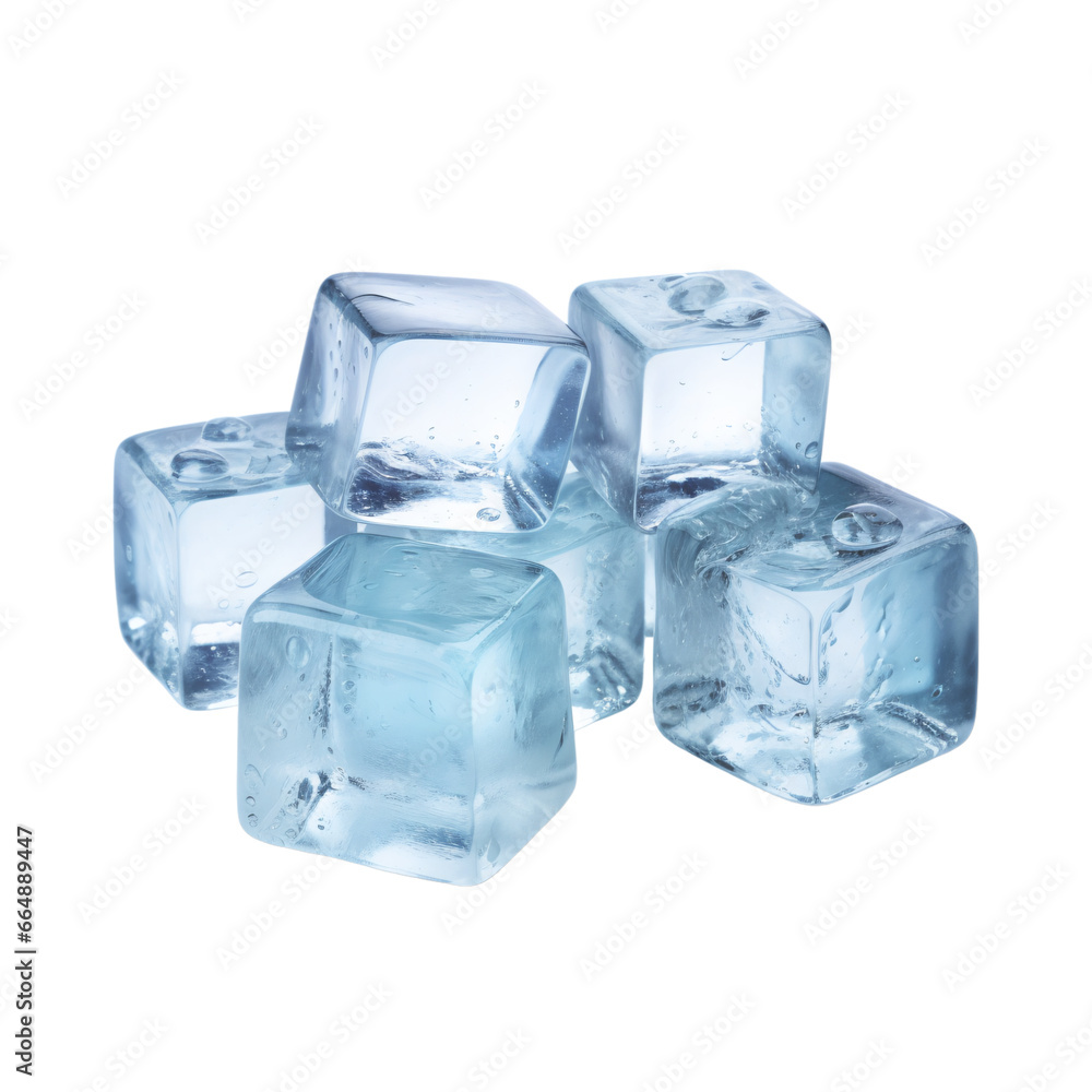 ice cubes isolated on transparent background ice cubes isolated on transparent background