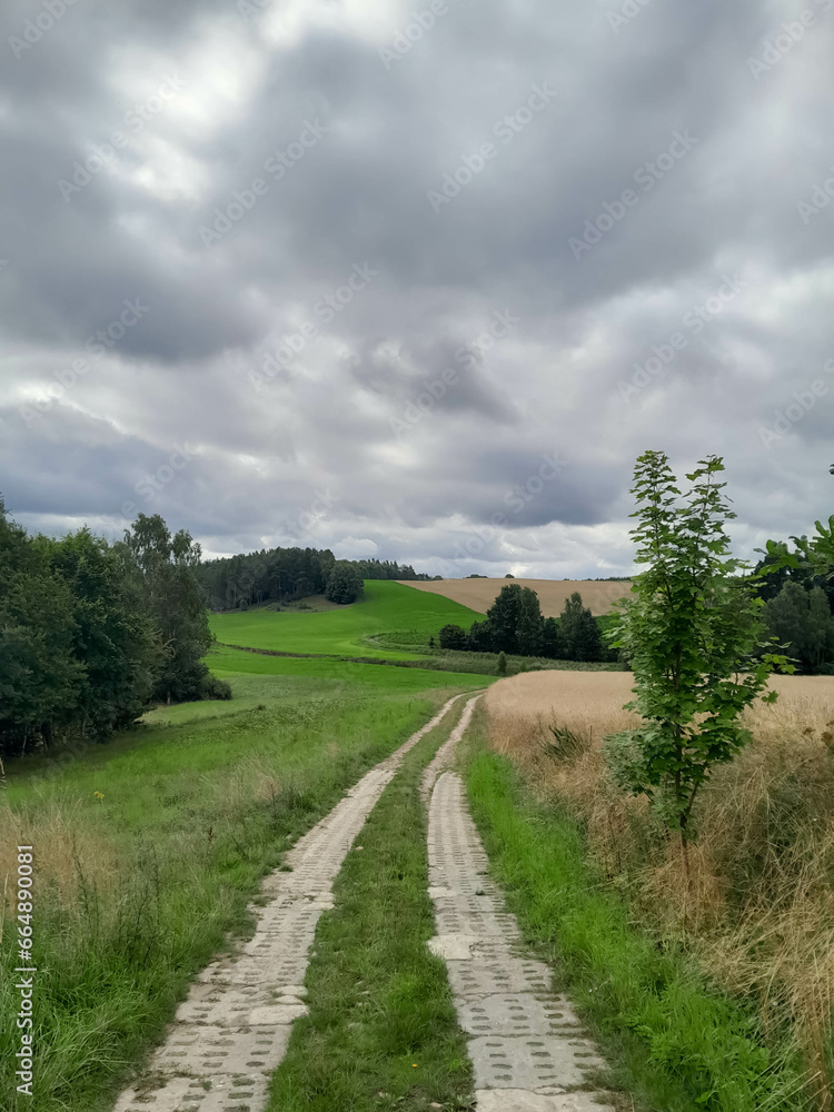 Astonishing landscape of Kashubia in Northern Poland Astonishing landscape of Kashubia in Northern Poland