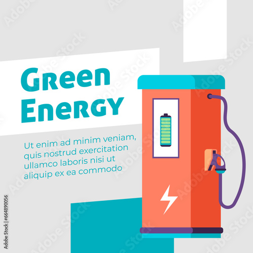 Switch to green energy for clean future banner