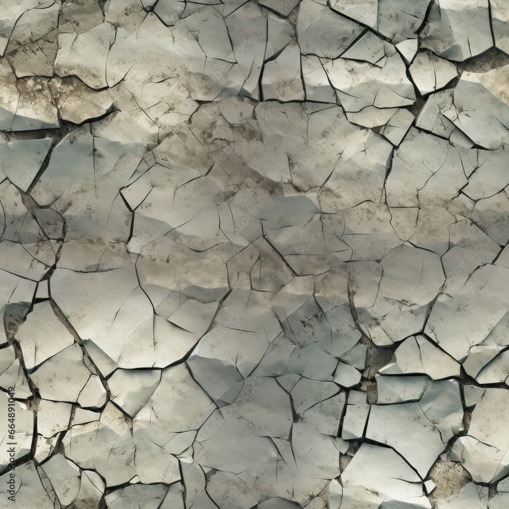 Seamless cracked old concrete wall background, ai pattern Seamless cracked old concrete wall background, ai pattern