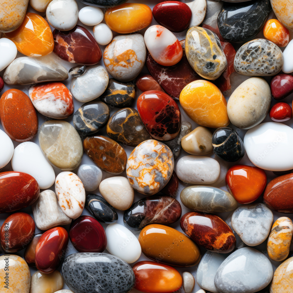 Seamless pattern with multi color stones, ai background Seamless pattern with multi color stones, ai background