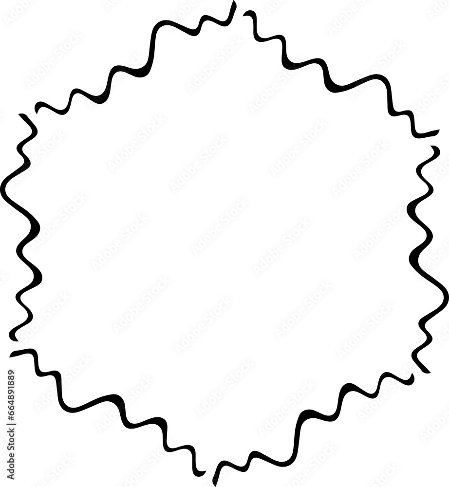 Design element. Doodle hand draw frame Design element. Doodle hand draw frame
