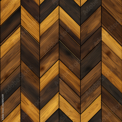 Abstract seamless wooden pattern background, ai design