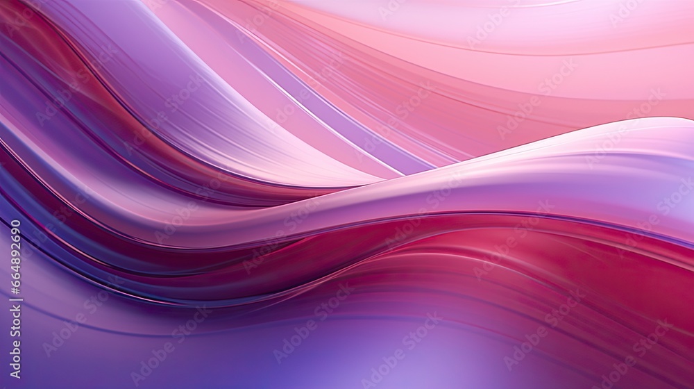 Abstract 3D image of digital waves in shades of pink and purple. Abstract 3D image of digital waves in shades of pink and purple.