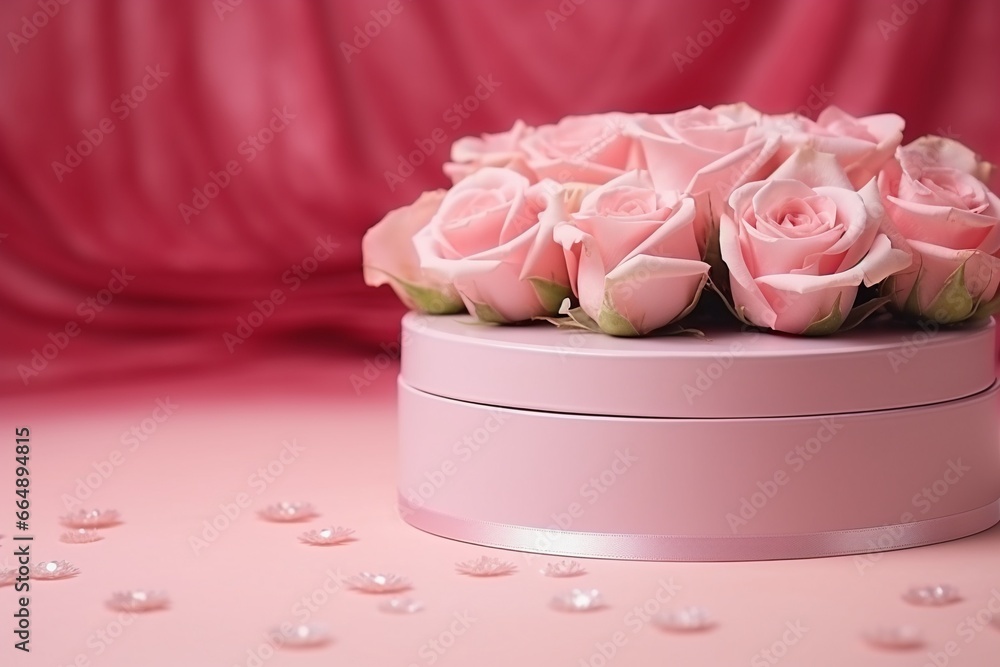 Fototapeta premium Valentine's Day Gift Box