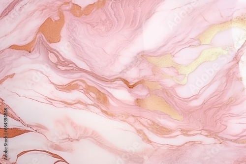 Rose Gold Marble Texture