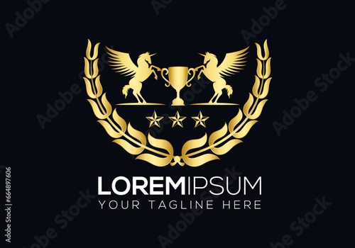 pegasus logo, pegasus, horse wings, flying horse, horse logos, unicorn logo, unicorn, logo template, template