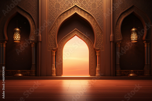 mosque gate decoration