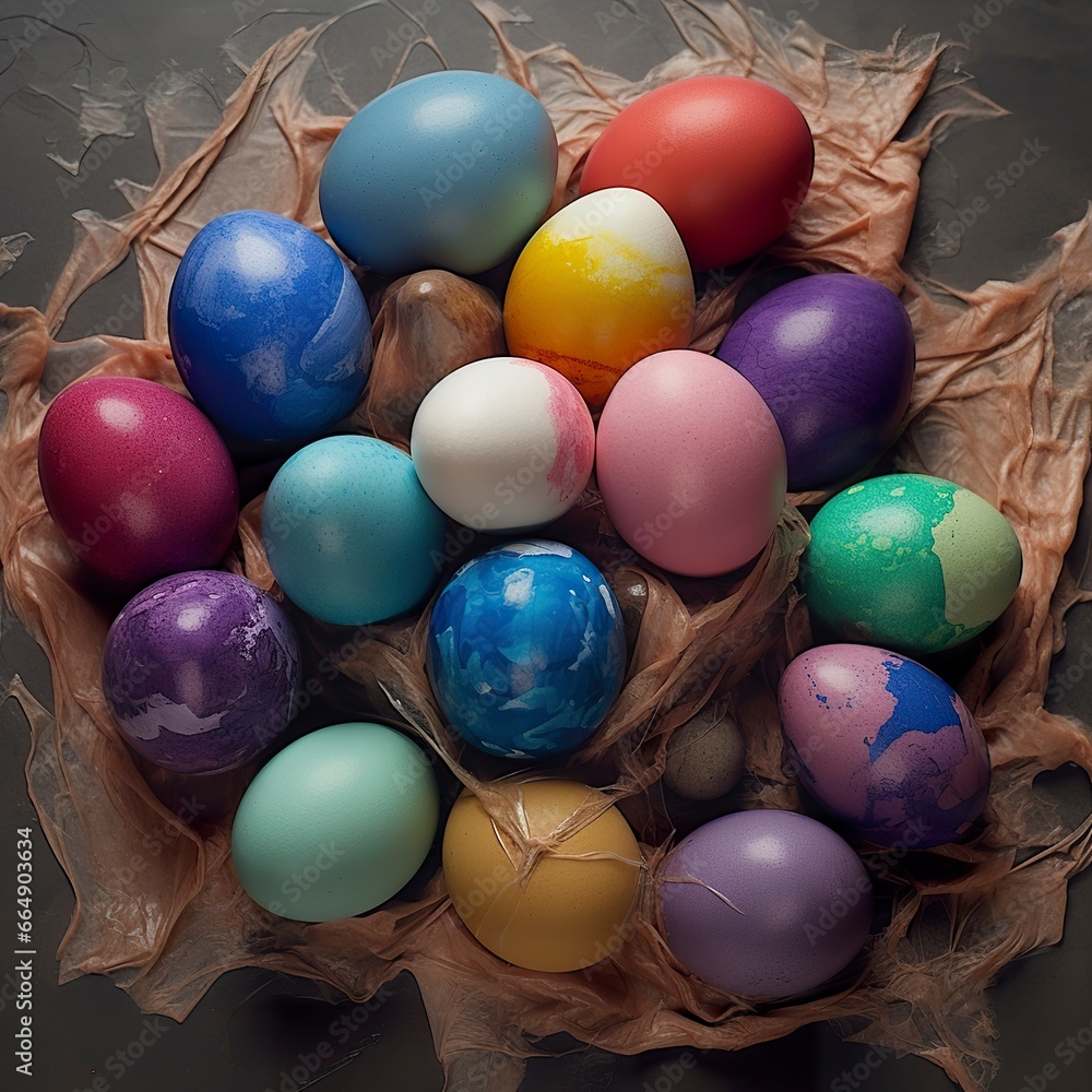 Easter colored eggs Easter colored eggs
