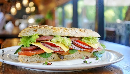 Gourmet Deli Delight - Quaint Sandwich Shop