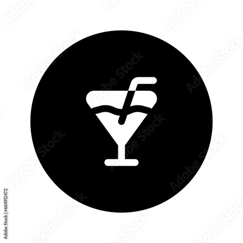 bar circular glyph icon