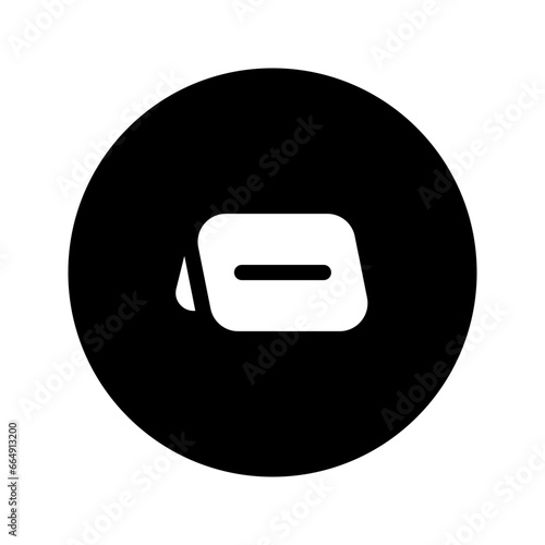 reserved circular glyph icon