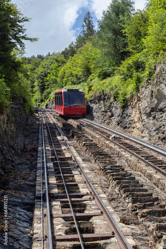 Funicular cable railway