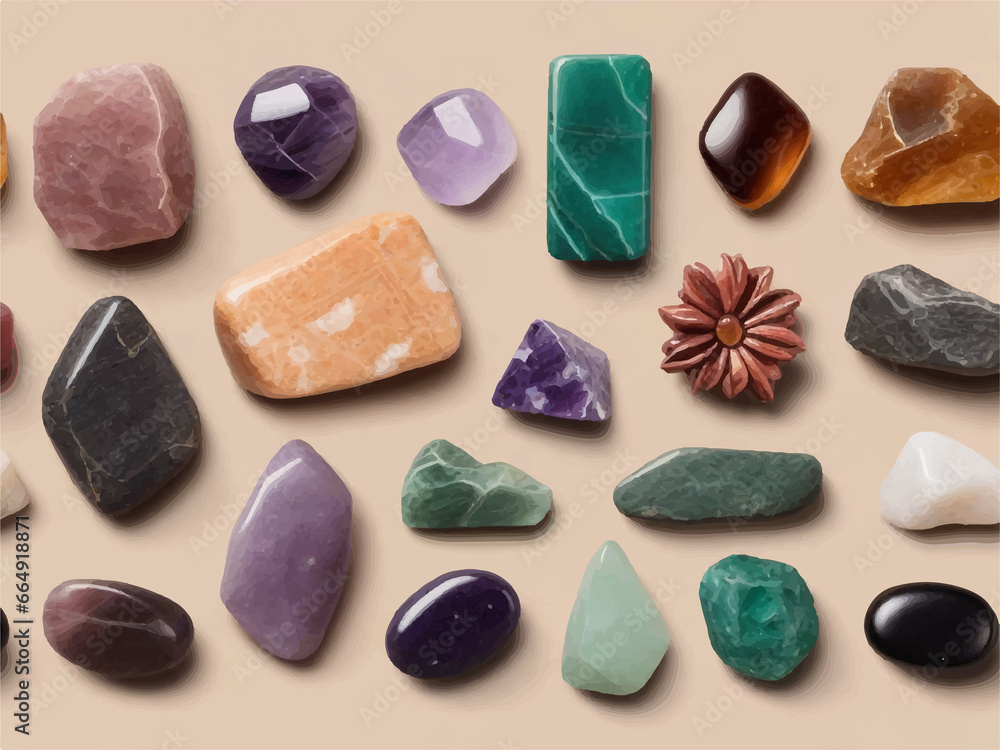 Chakra crystal stones, calm energy flow, art mind spiritual mental health therapy Chakra crystal stones, calm energy flow, art mind spiritual mental health therapy