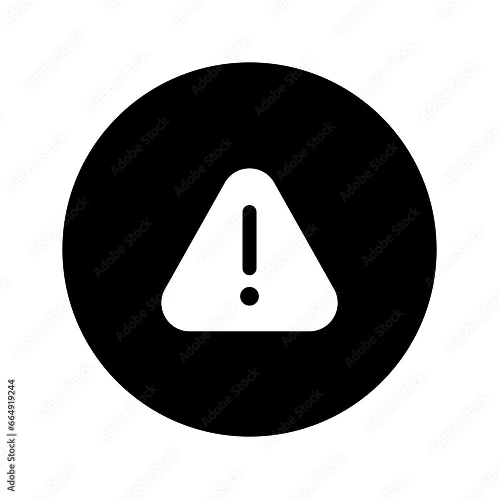 alert circular glyph icon alert circular glyph icon
