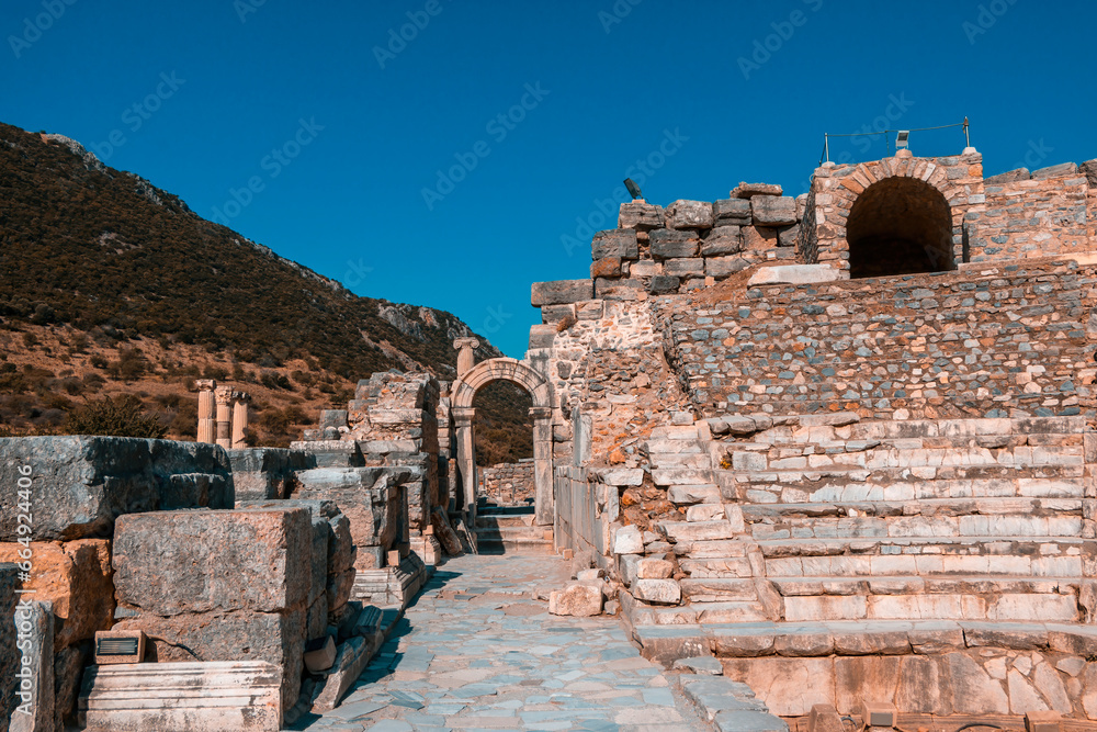 The Library of Celsus, Ephesus, Izmir Turkey