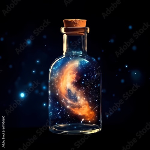 galaxy in a bottle