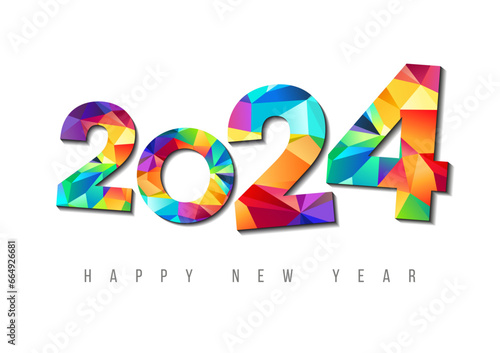 2024 Happy New Year Greeting Card
