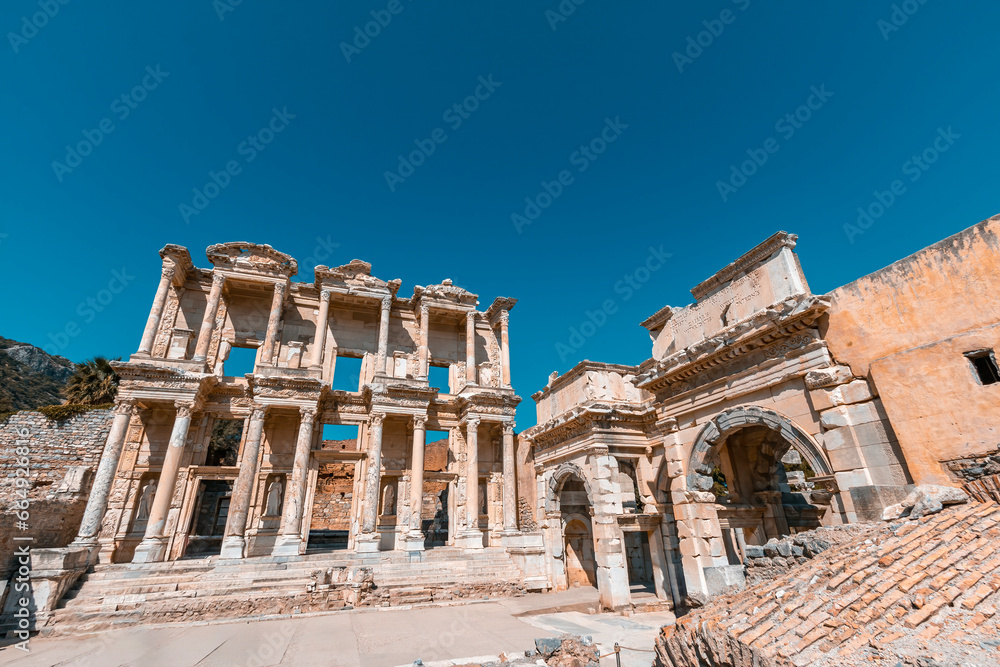 Celsus Library in Ephesus - Selcuk Turkey, Efes Antik Kenti