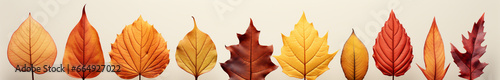 Isolierte Herbstblätter für Grafikdesign