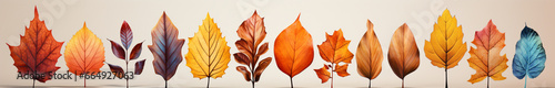 Herbstblätter-Banner für Produkte photo
