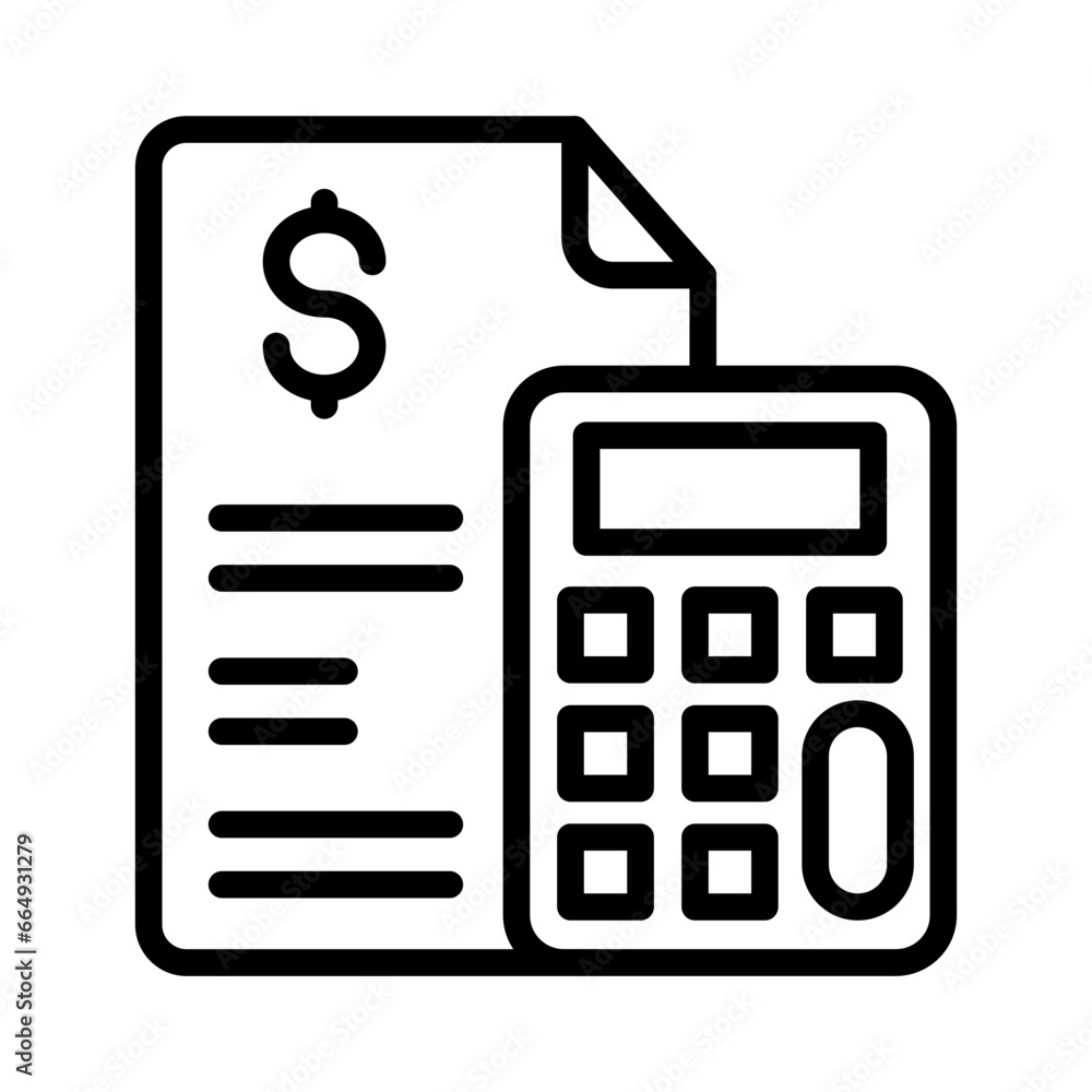 Price Calculation Icon in vector. illustration Price Calculation Icon in vector. illustration