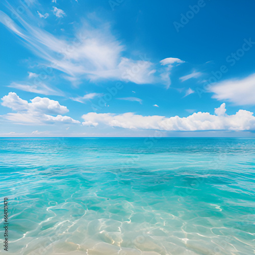 blue sky and clouds sea, beach, sky, ocean, water, sand, nature, summer, tropical, clouds, horizon, cloud, 