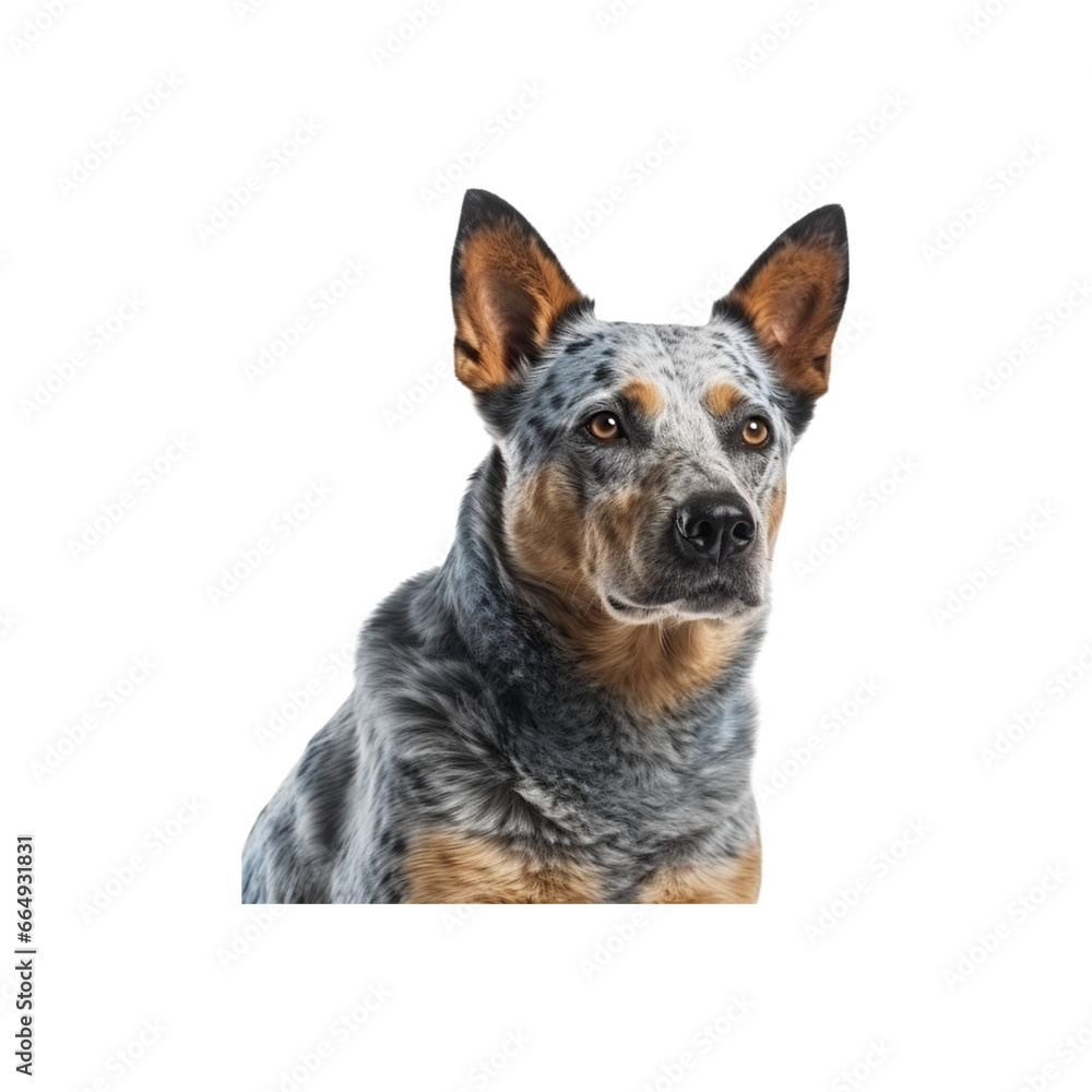 Australian Cattle Dog dog breed no background Australian Cattle Dog dog breed no background
