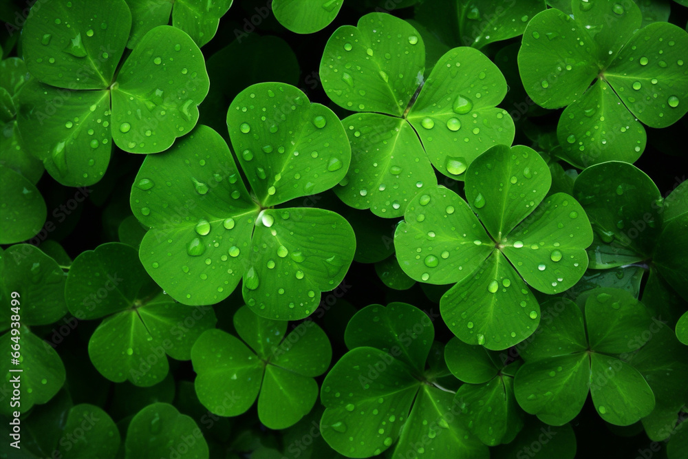 Clover green plant leaf grass shamrock luck nature patrick close up