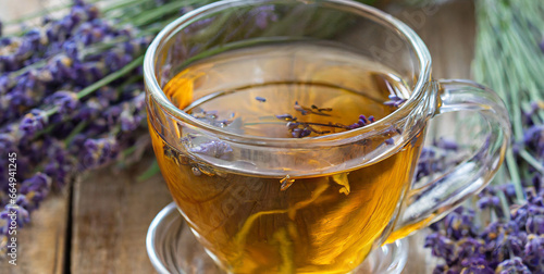 lavender tea healthy relax drink 