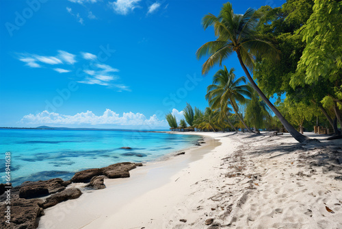 Tropical beach in the Maldives © wendi