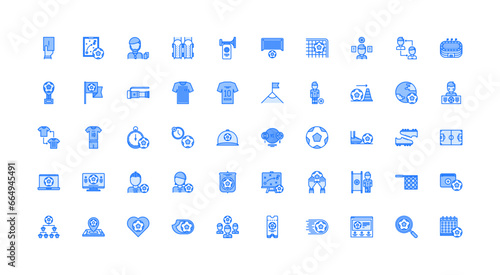 soccer icon set
