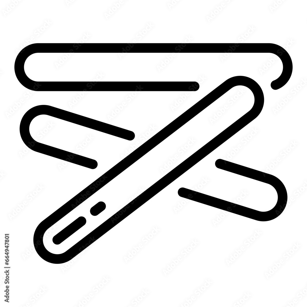 fast food stick icon