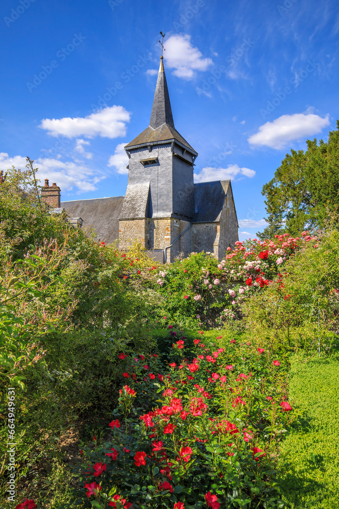 Gerberoy, village de l'Oise, Hauts-de-France, France	

