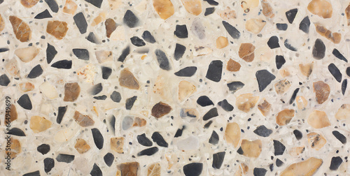 terrazzo flooring marble stone wall texture abstract background 
