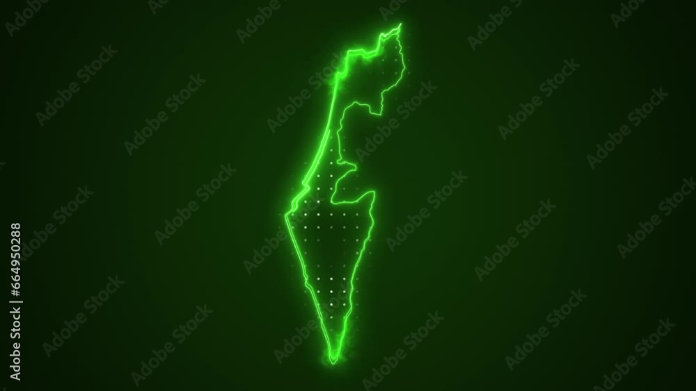 Neon Green Israel Map Borders Outline Loop Background. Neon Green Colored Israel Map Borders Outline Seamless Loop Dark Background. Israel Neon Map Borders Outline. Neon Green Israel Map Borders Outline Loop Background. Neon Green Colored Israel Map Borders Outline Seamless Loop Dark Background. Israel Neon Map Borders Outline.