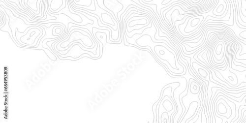 Abstract pattern with lines. Abstract sea map geographic contour map and topographic contours map background. Abstract white pattern topography vector background. Topographic line map background.