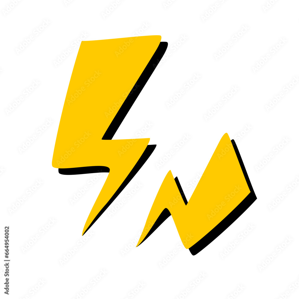comic lighting thunder vector comic lighting thunder vector