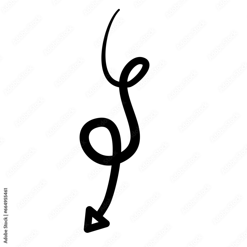 arrow doodle hand drawn vector arrow doodle hand drawn vector