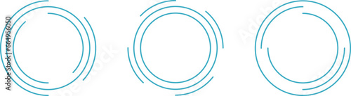 button abstraction, touch button, buttons for touch monitors and panels, round buttons with rotation