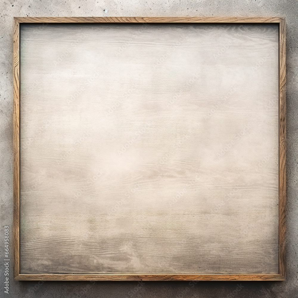 Fototapeta premium Texture geometric background with gray square frame.