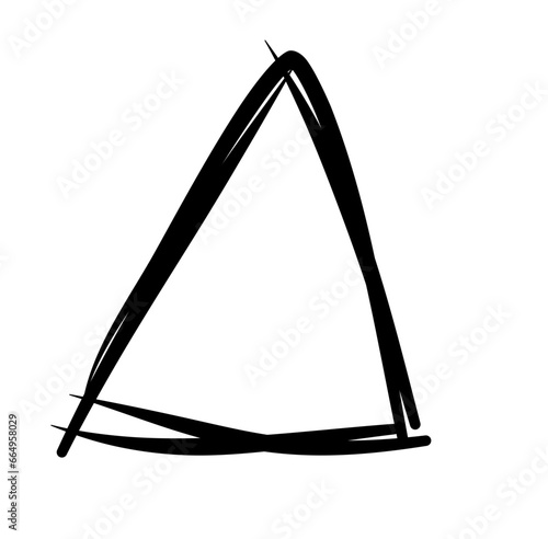 triangle lines vector 