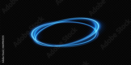  Neon circle, glowing banner. Round frame for messages, advertising.