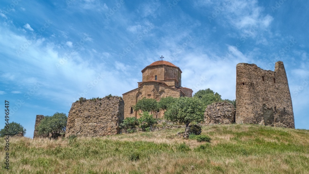 historical chritian church Jvari in Mccheta Geirgia