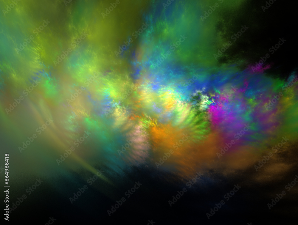 Imaginatory fractal abstract background Image