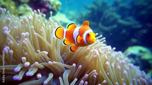Clown anemonefish (Amphiprion percula) © Vexy Graphic